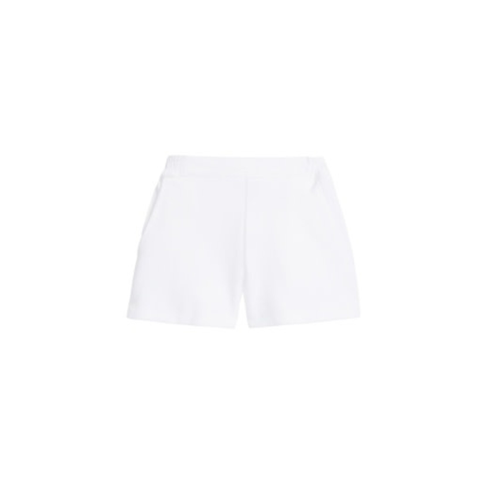 Bisby White Basic Shorts