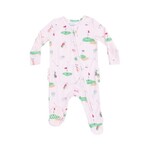 Angel Dear Golf Things Pink Zip Footie