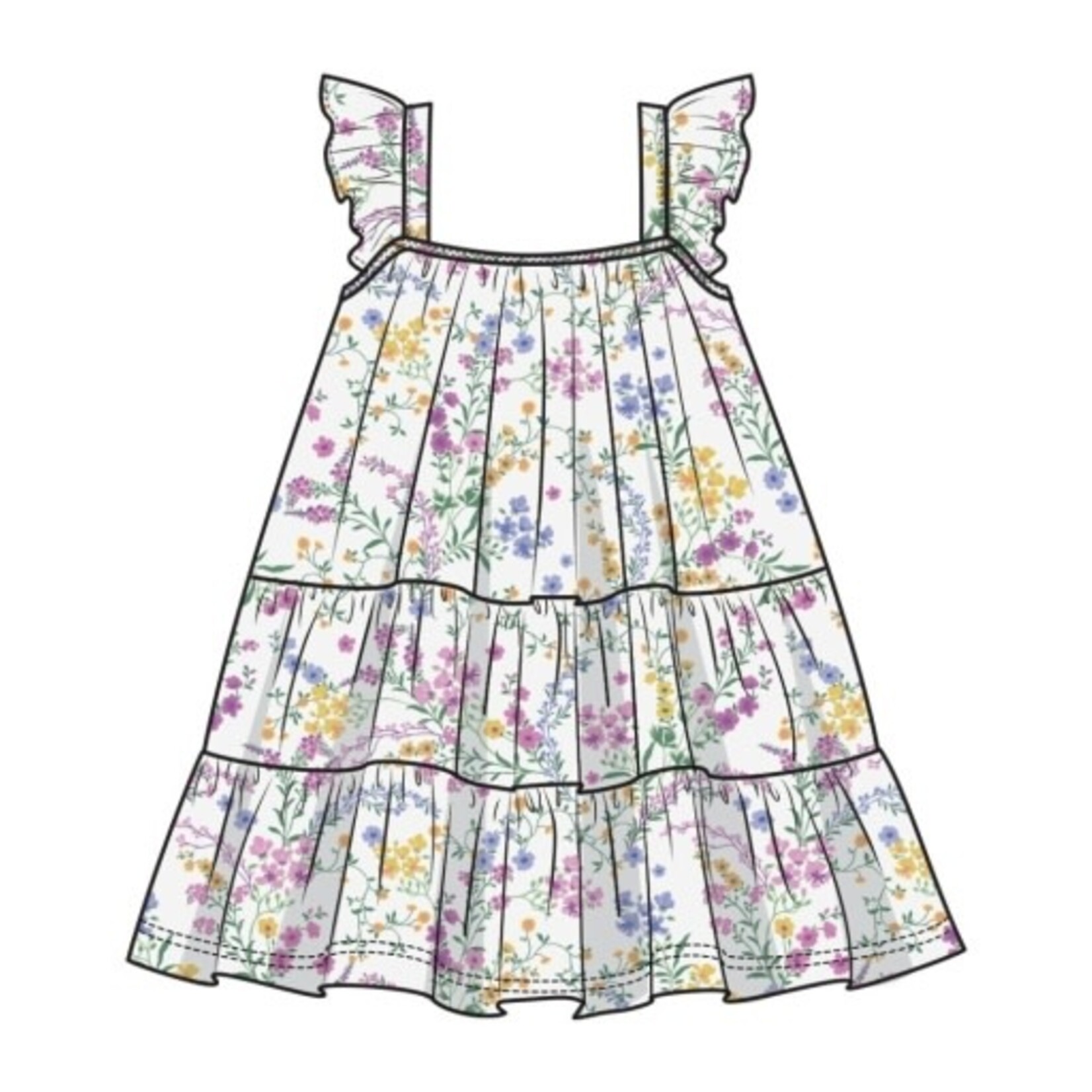 Angel Dear Cottage Climbing Floral Sundress