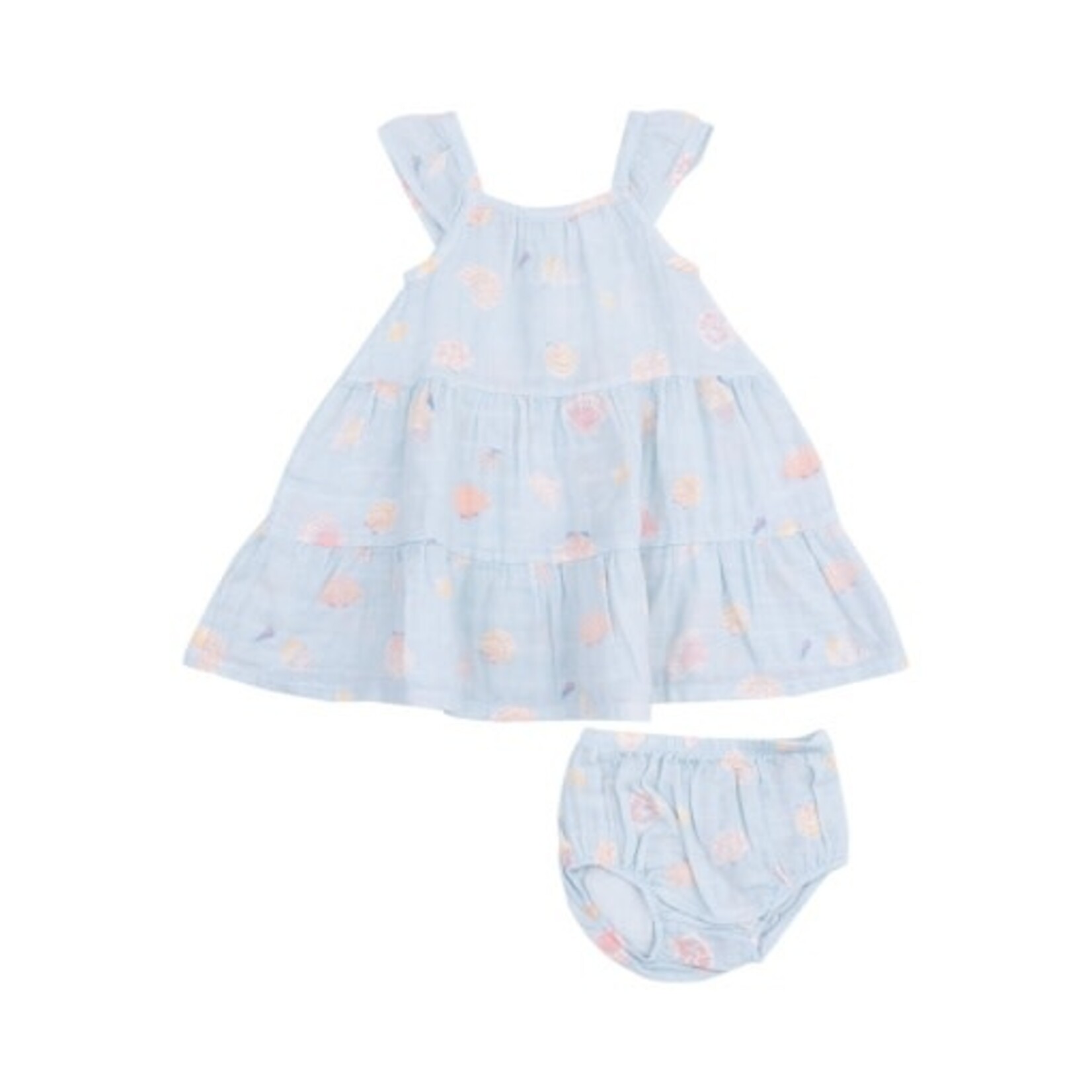 Angel Dear Pretty Seashells Twirly Sundress