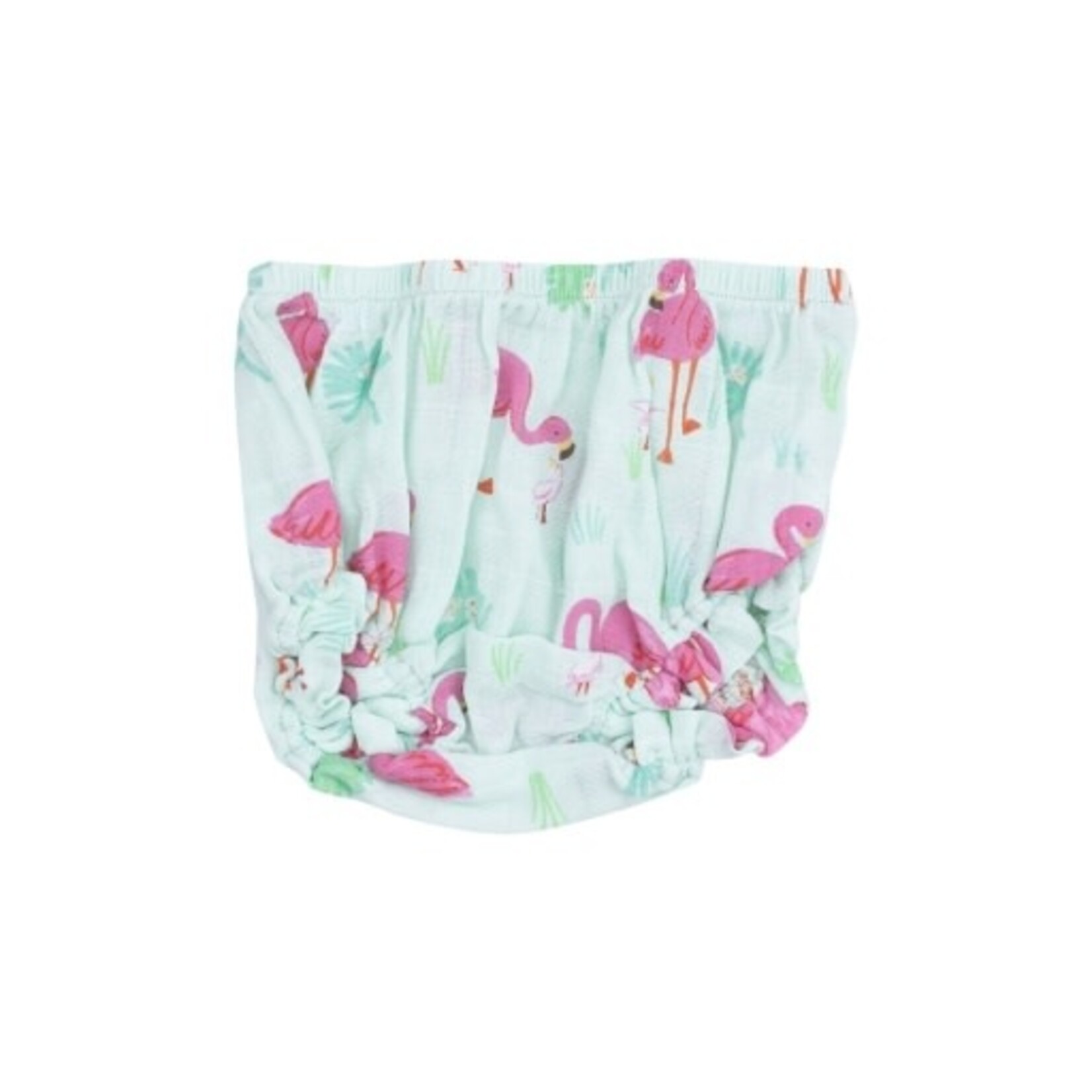 Angel Dear Flamingos Ruffle Strap Smocked Set