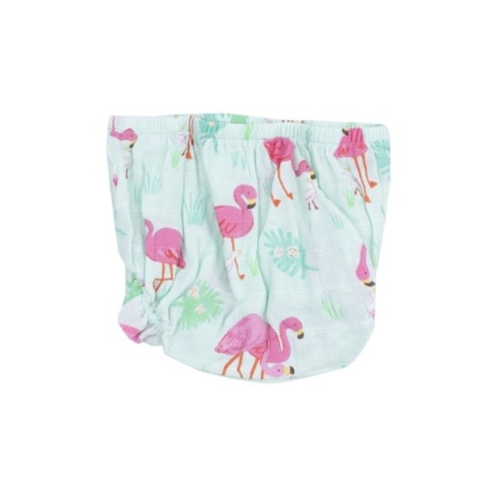 Angel Dear Flamingos Ruffle Strap Smocked Set