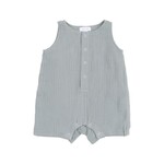 Angel Dear Slate Gray Sleeveless Shortie Romper