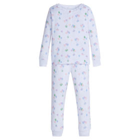 Little English Ruffled Printed Jammies