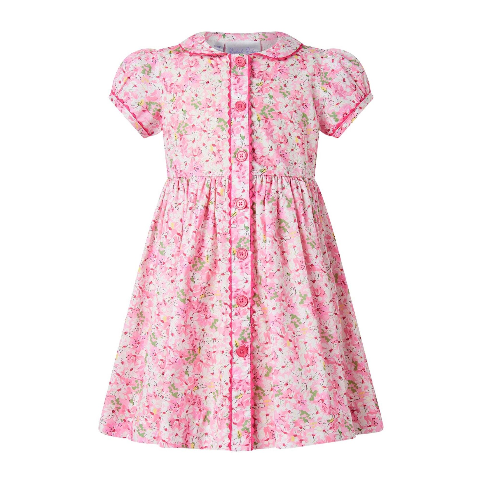 Rachel Riley Daisy Button Front Dress