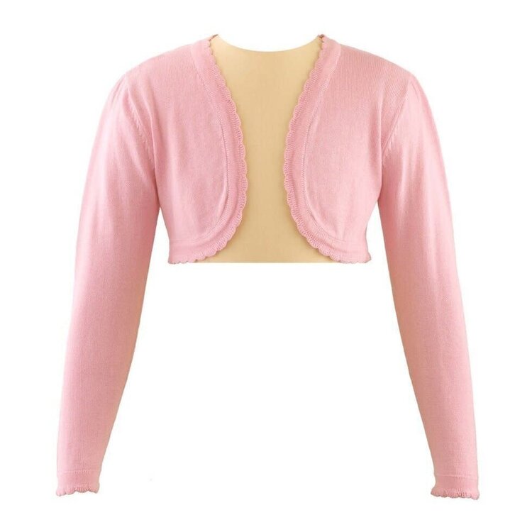 Rachel Riley Scalloped Trim Bolero Sweater