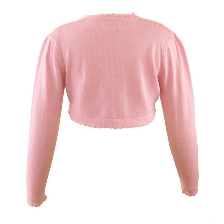 Rachel Riley Scalloped Trim Bolero Sweater