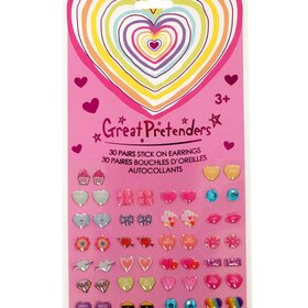 Great Pretenders Heart Sticker Earrings