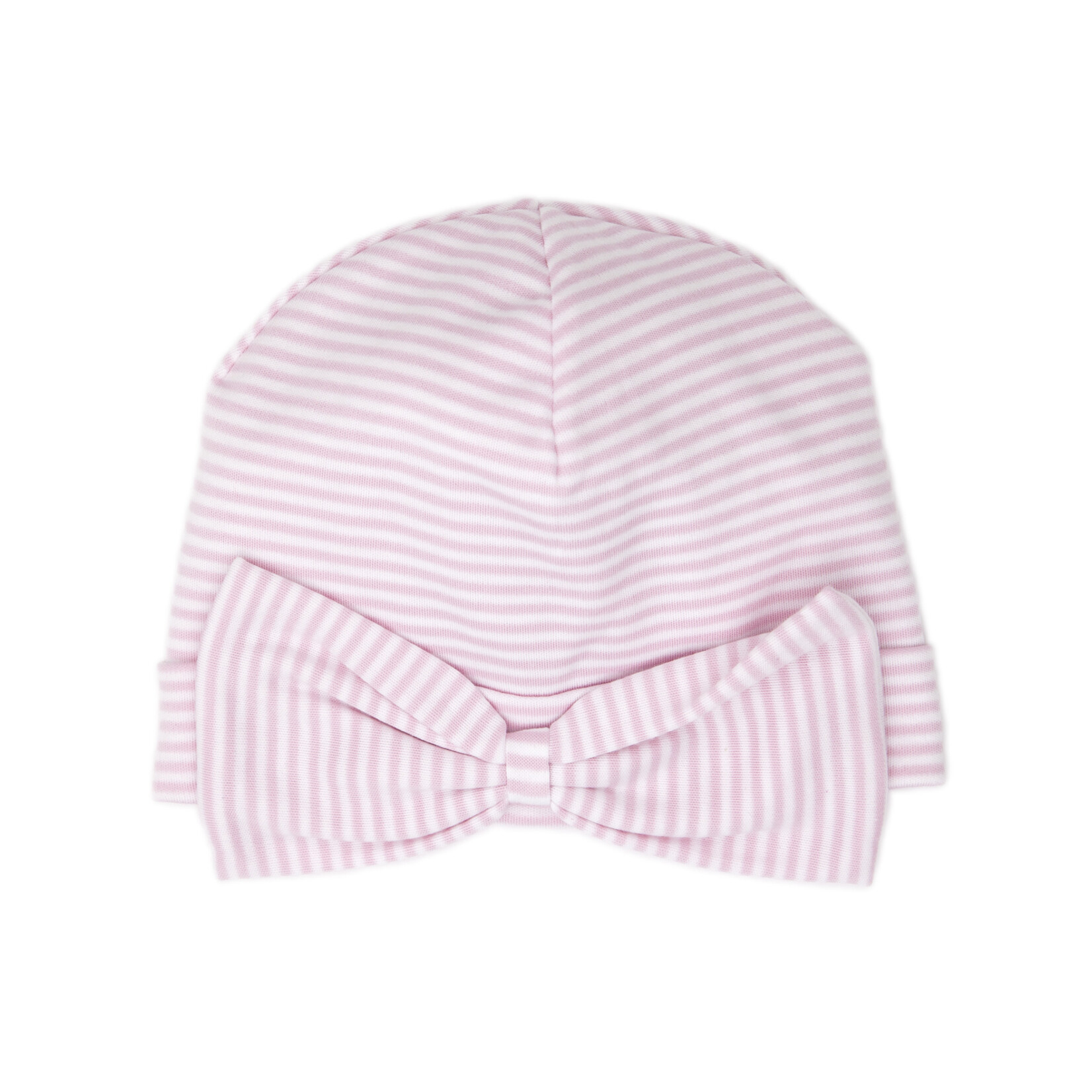 Kissy Kissy Pink Stripe Bow Hat