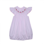 Remember Nguyen Pink Ladybug Georgette Bubble