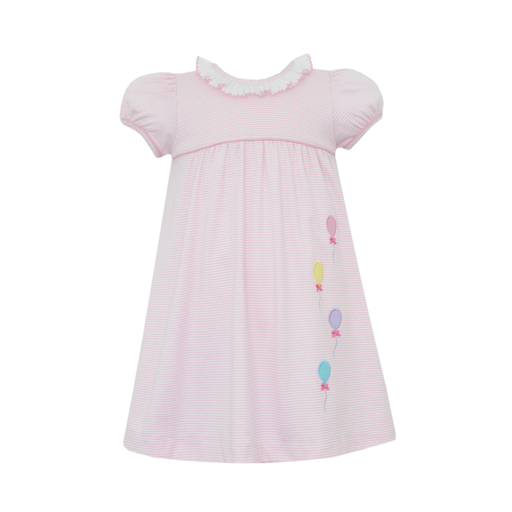 Claire & Charlie Pink Stripe Balloon Dress