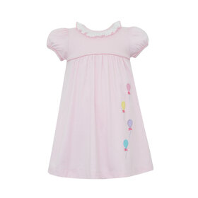 Claire & Charlie Pink Stripe Balloon Dress