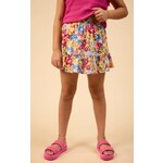 Sadie & Sage Floral Ruffle Hem Skirt