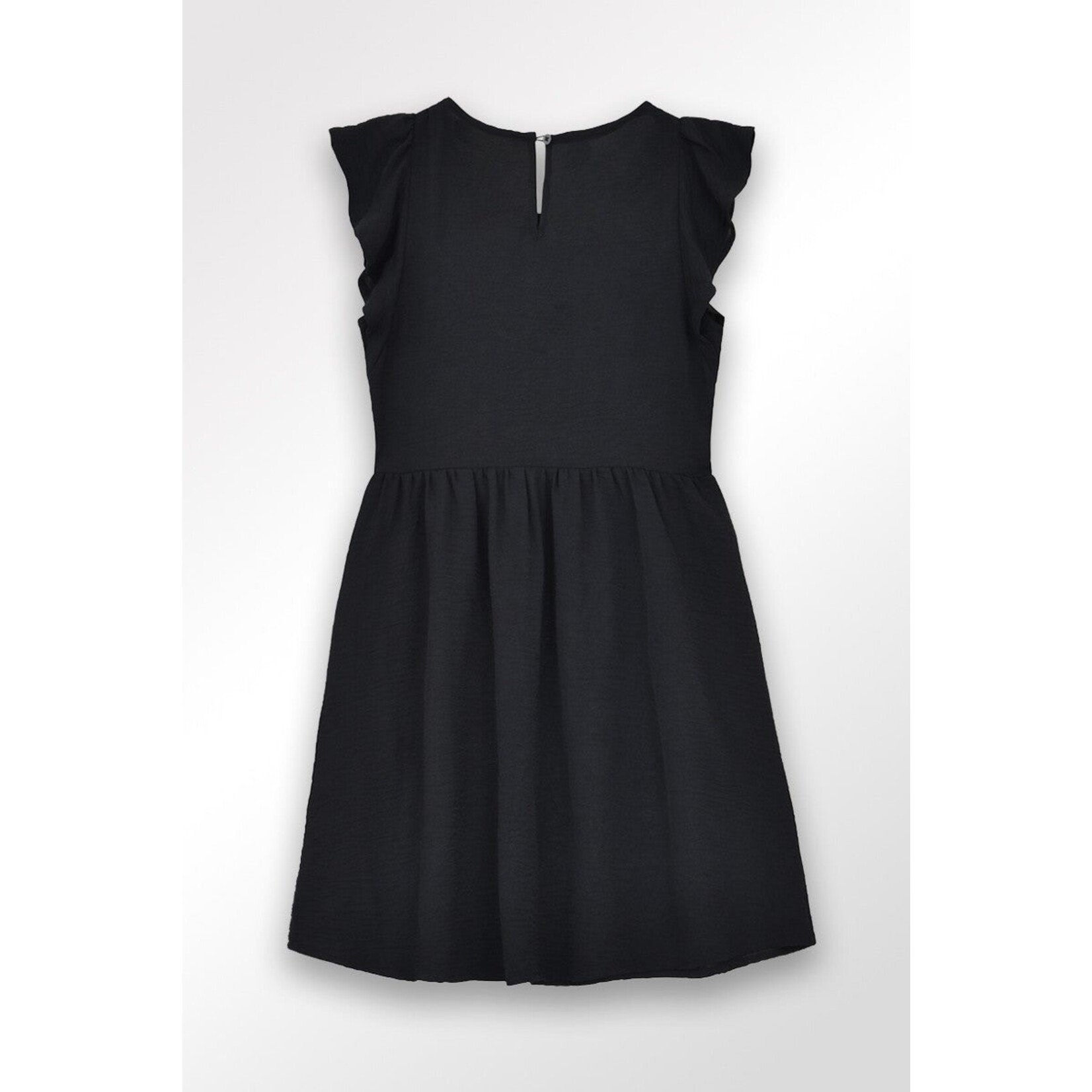 Molly Bracken Black Ruffle Skater Dress