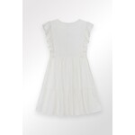 Molly Bracken White Lace Top Dress
