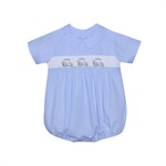 Remember Nguyen Blue Smocked Golf Bubble