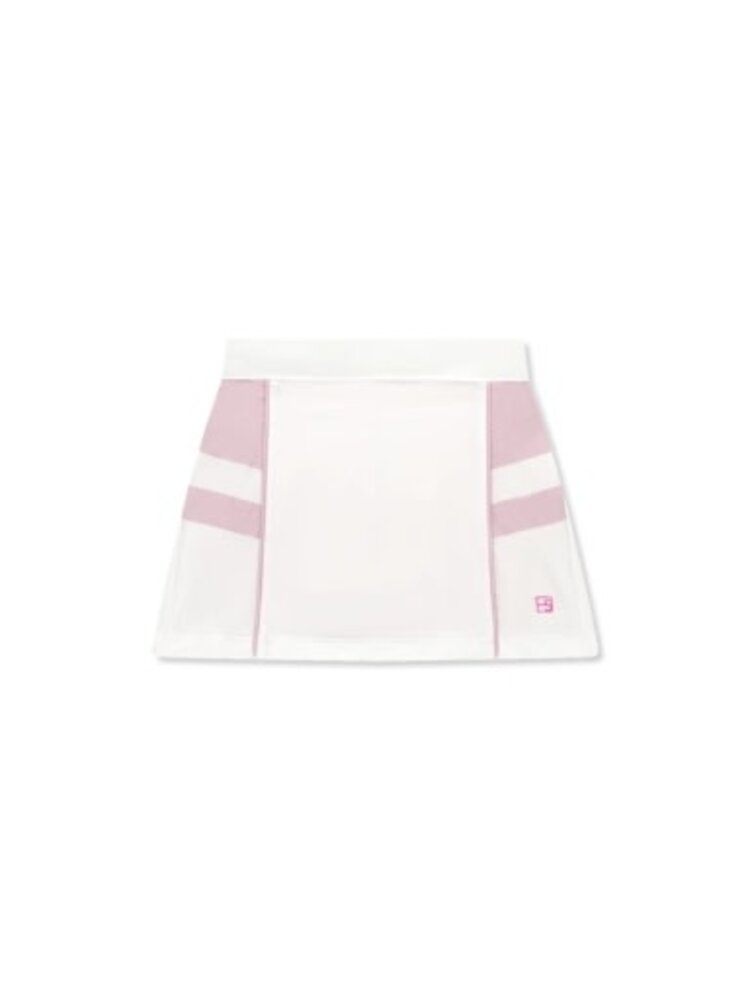 Set Athleisure Pink and White Emery Skort
