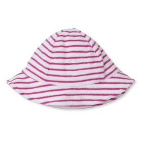 Kissy Kissy Fuschia Cabana Stripe Terry Sunhat