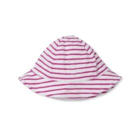 Kissy Kissy Fuschia Cabana Stripe Terry Sunhat