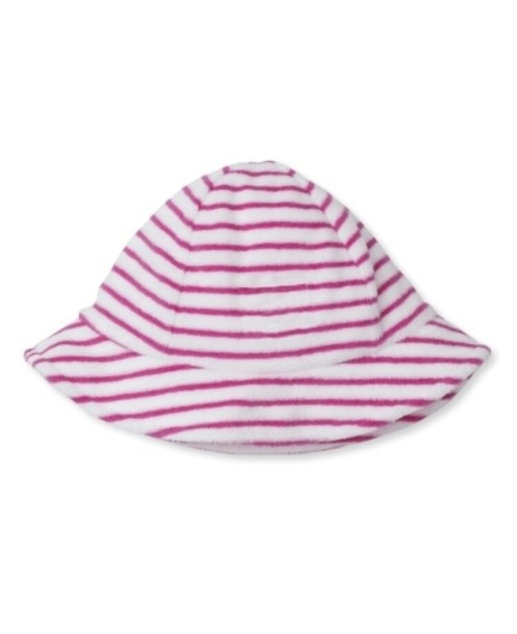 Kissy Kissy Fuschia Cabana Stripe Terry Sunhat