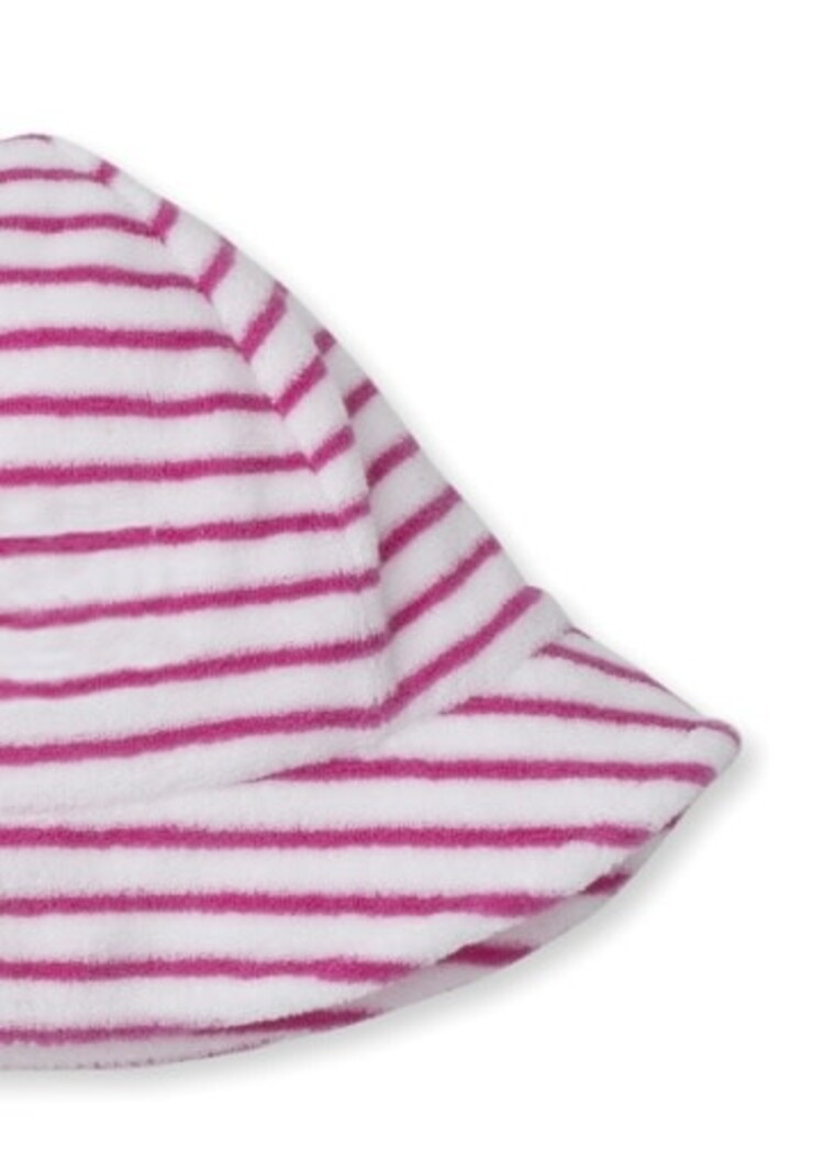 Kissy Kissy Fuschia Cabana Stripe Terry Sunhat