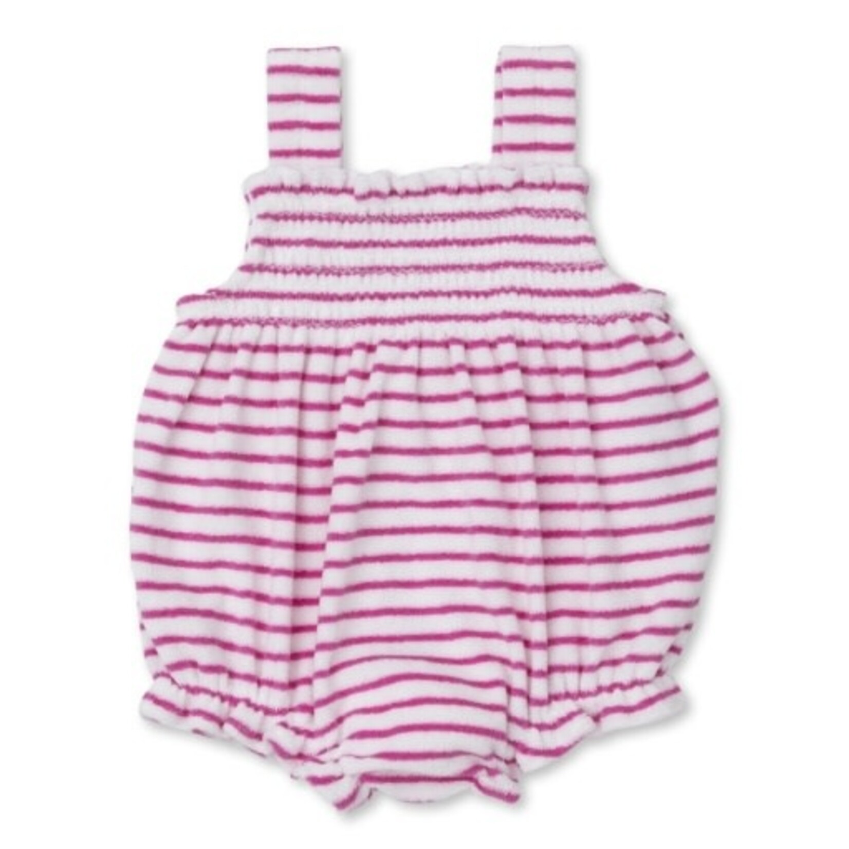 Kissy Kissy Fuchsia Stripe Terry Bubble