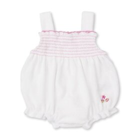 Kissy Kissy White/Pink Cabana Terry Bubble
