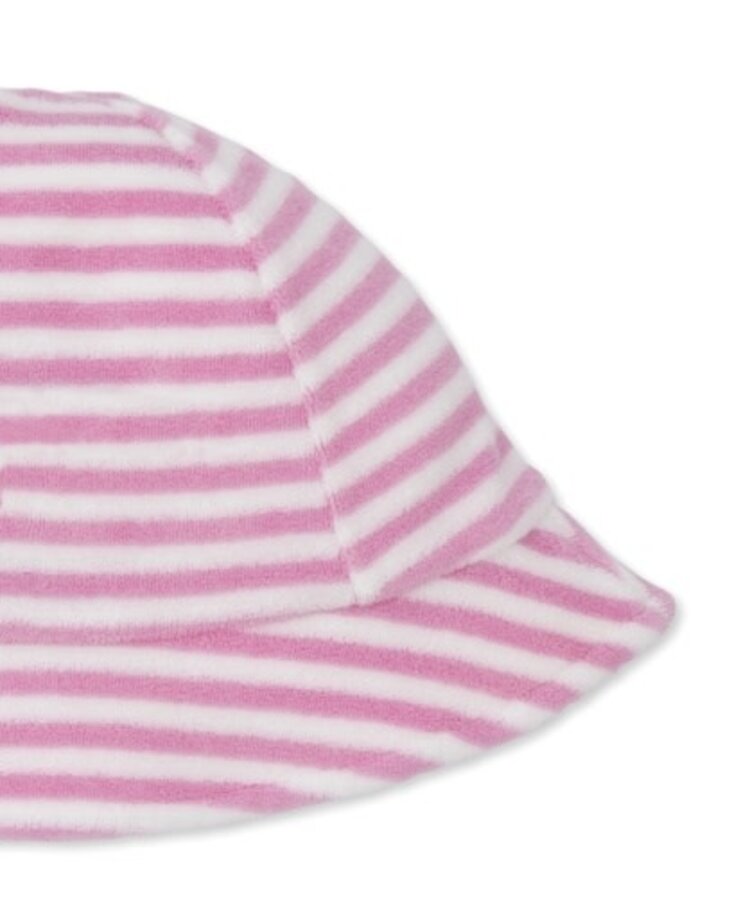 Kissy Kissy Pink Stripe Cabana Terry Sunhat