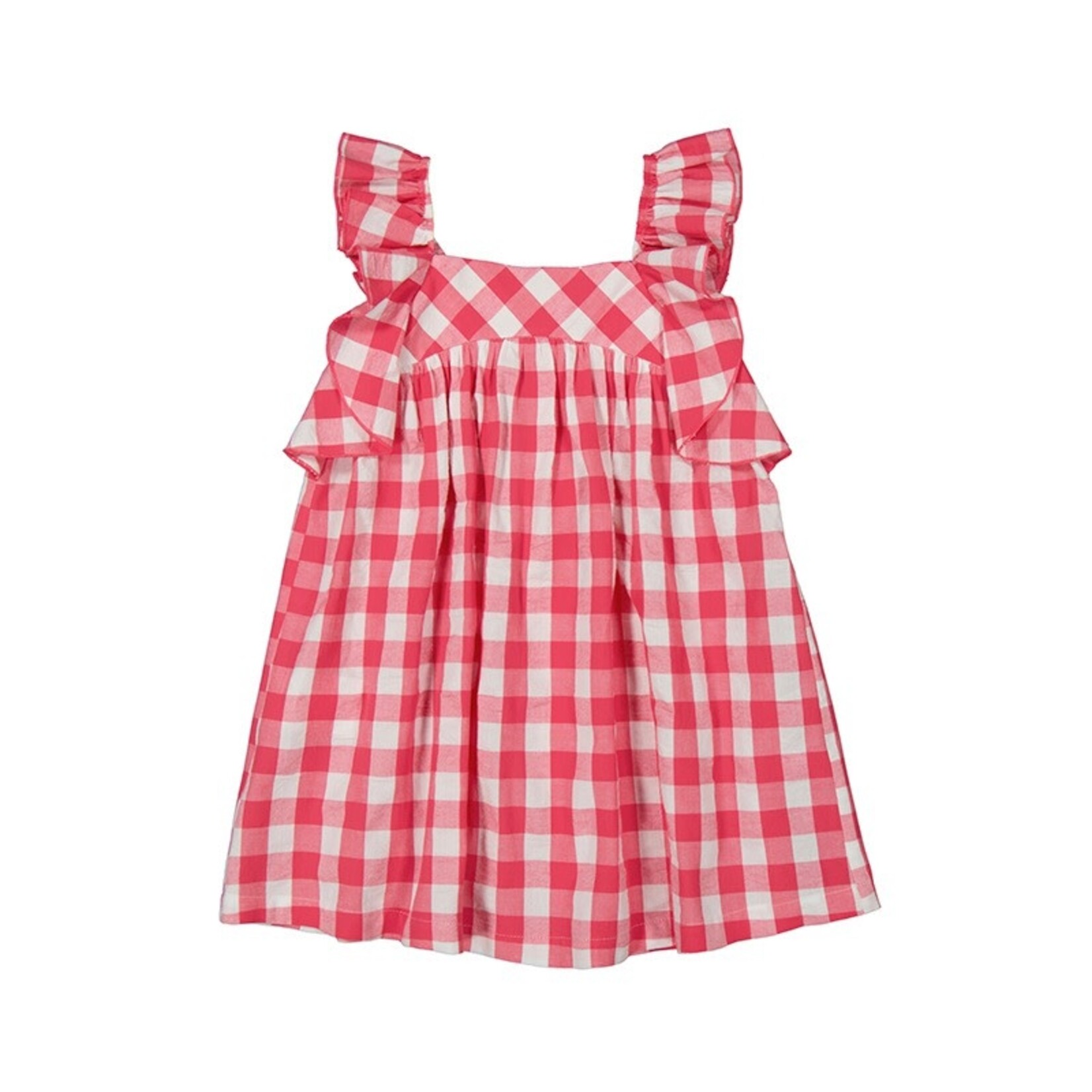 Mayoral Peony Checked Vichy Dress