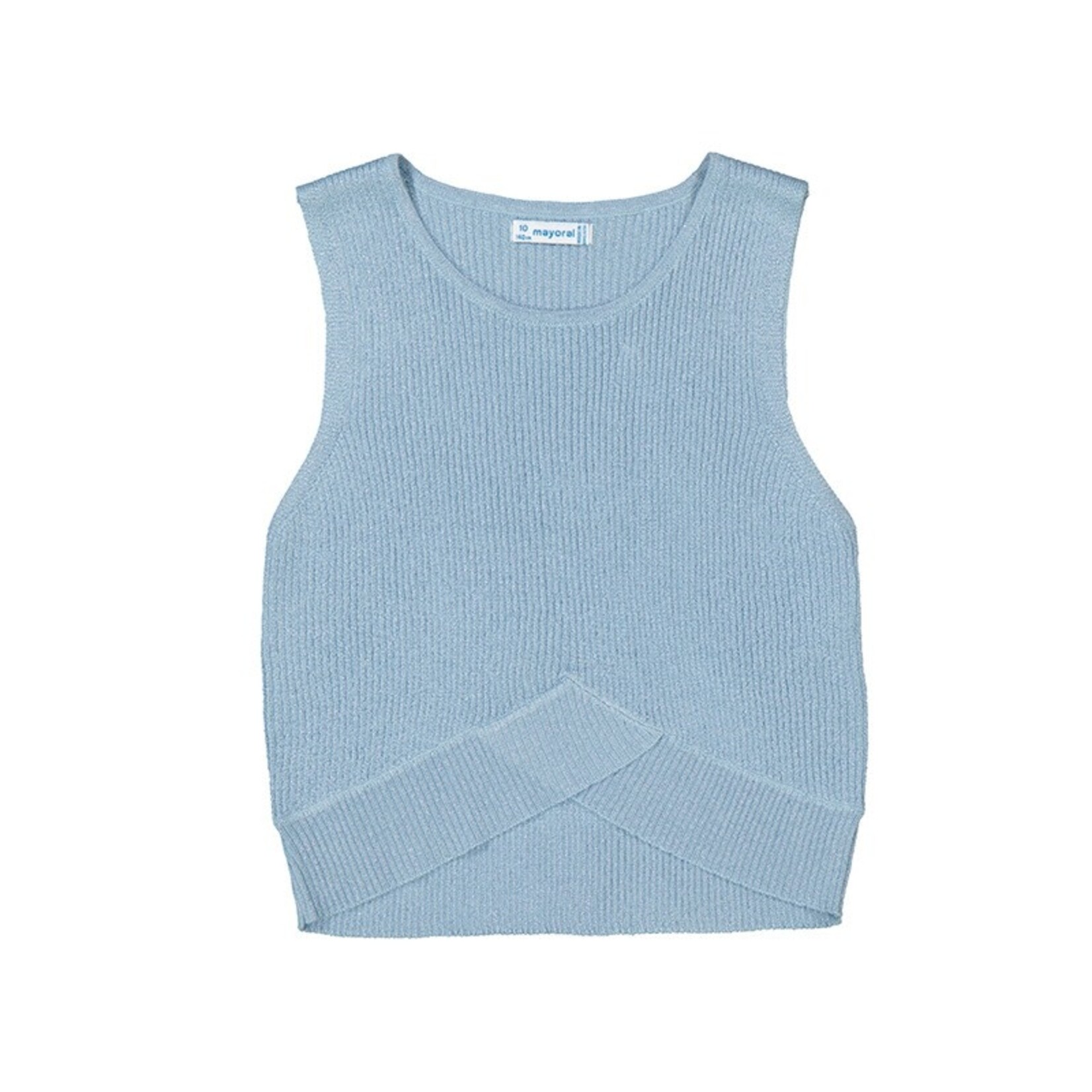 Mayoral Blue Lake Knit Top