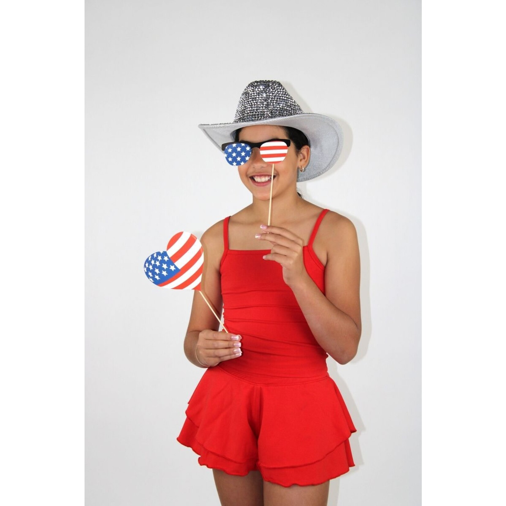 Paper Flower Red Tank Top