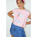 Paper Flower Surf's up cowgirl embroidery shirt