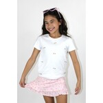 Paper Flower 3D small mini roses shirt