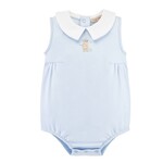 Baby Club Chic Blue Bear Embroidered Bubble