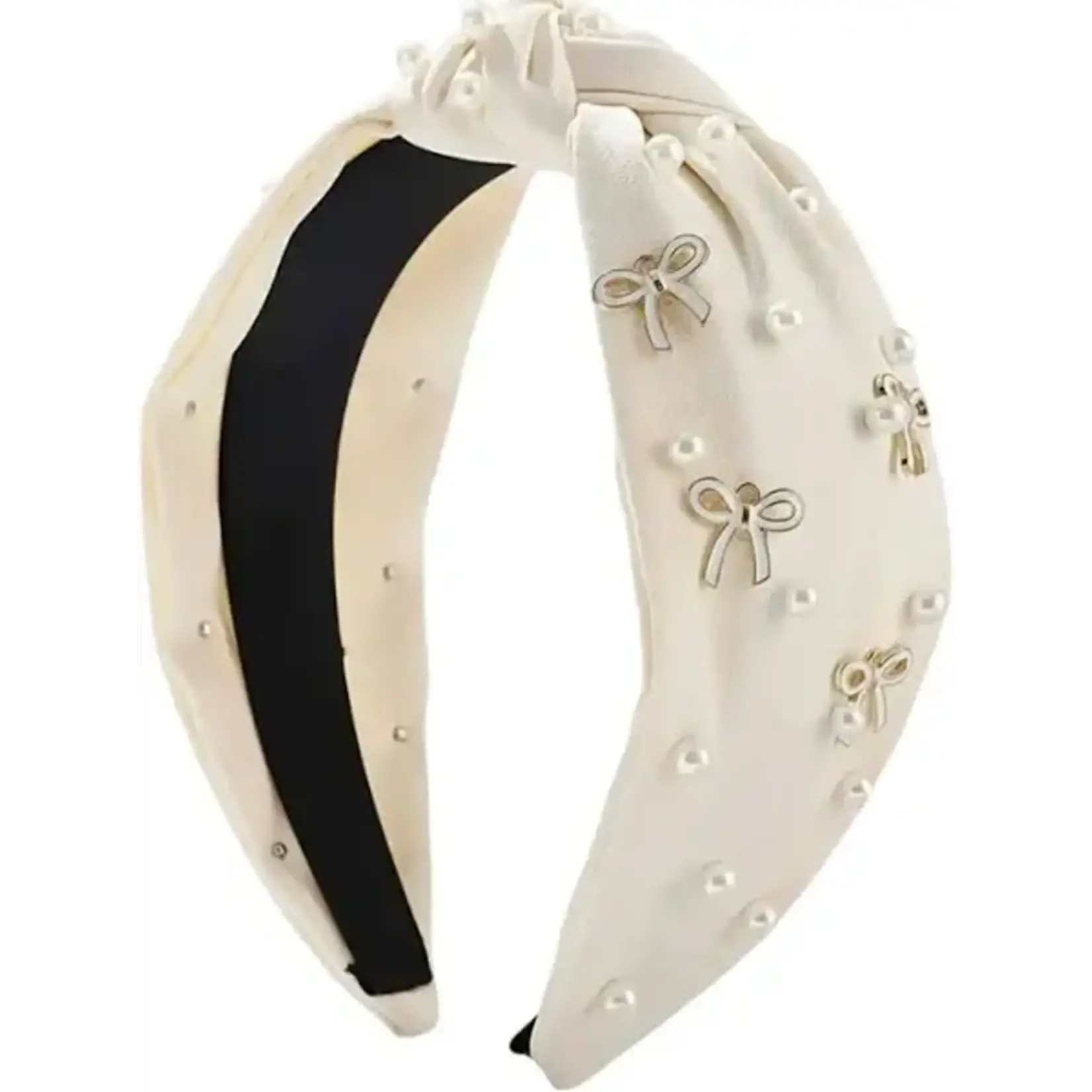 Mavi Bandz Pearls & Bows Knot Headband