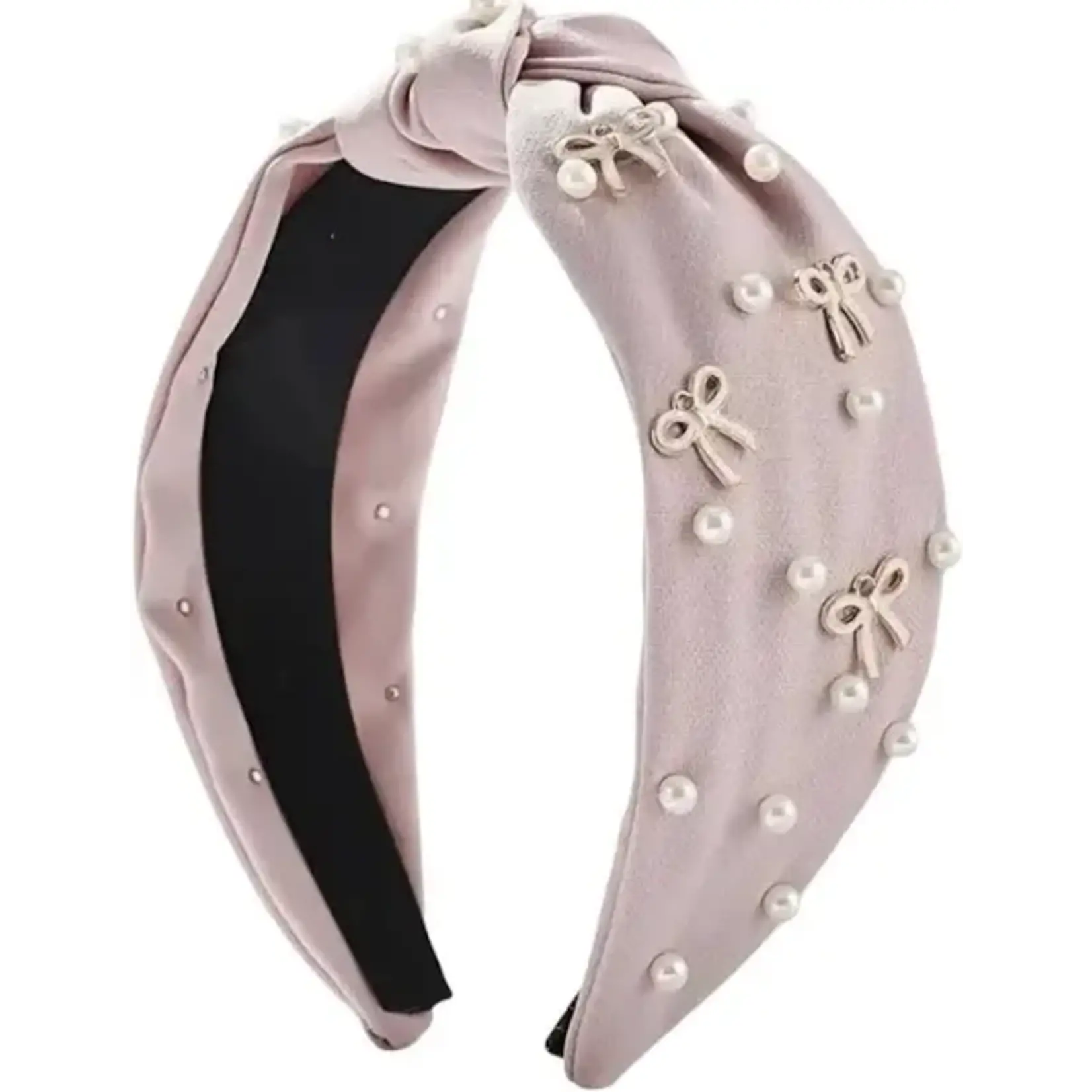 Mavi Bandz Pearls & Bows Knot Headband