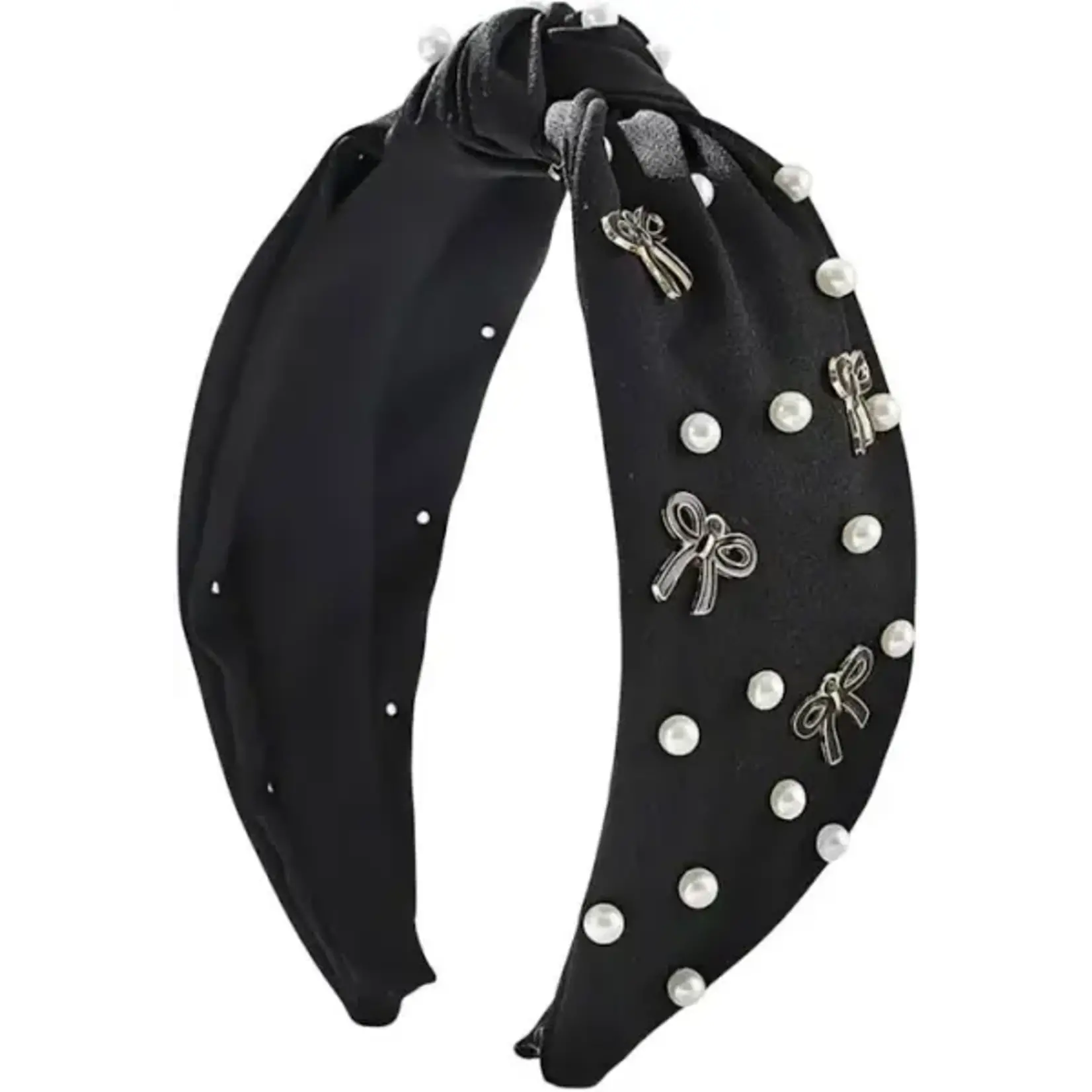 Mavi Bandz Pearls & Bows Knot Headband