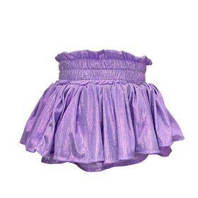 Lola and the Boys Purple Metallic Skirt