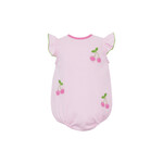 Claire & Charlie Pink Stripe Cherries Bubble