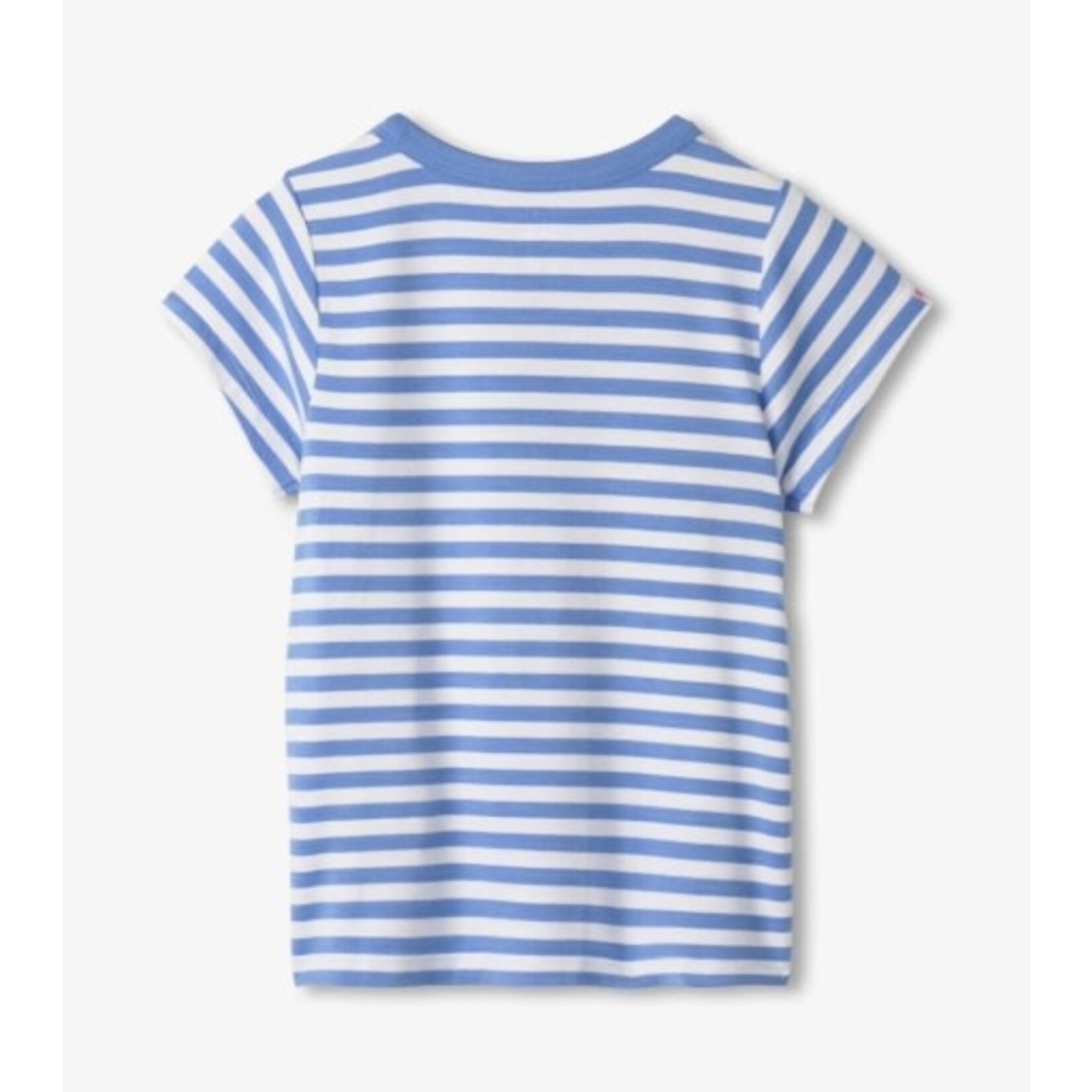 cornflower stripes bamboo tee