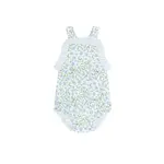 Nella Pima Blue Vines Woven Bubble
