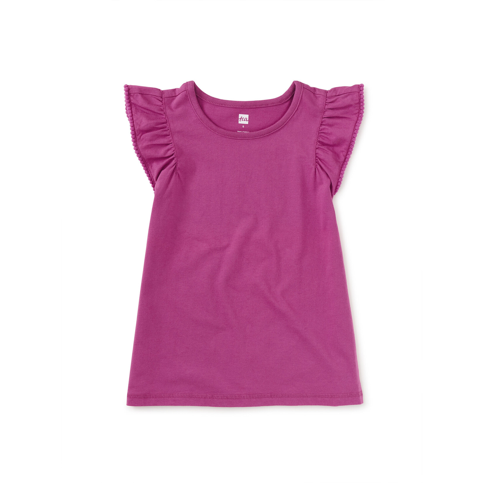 Tea Pom Pom Flutter Top