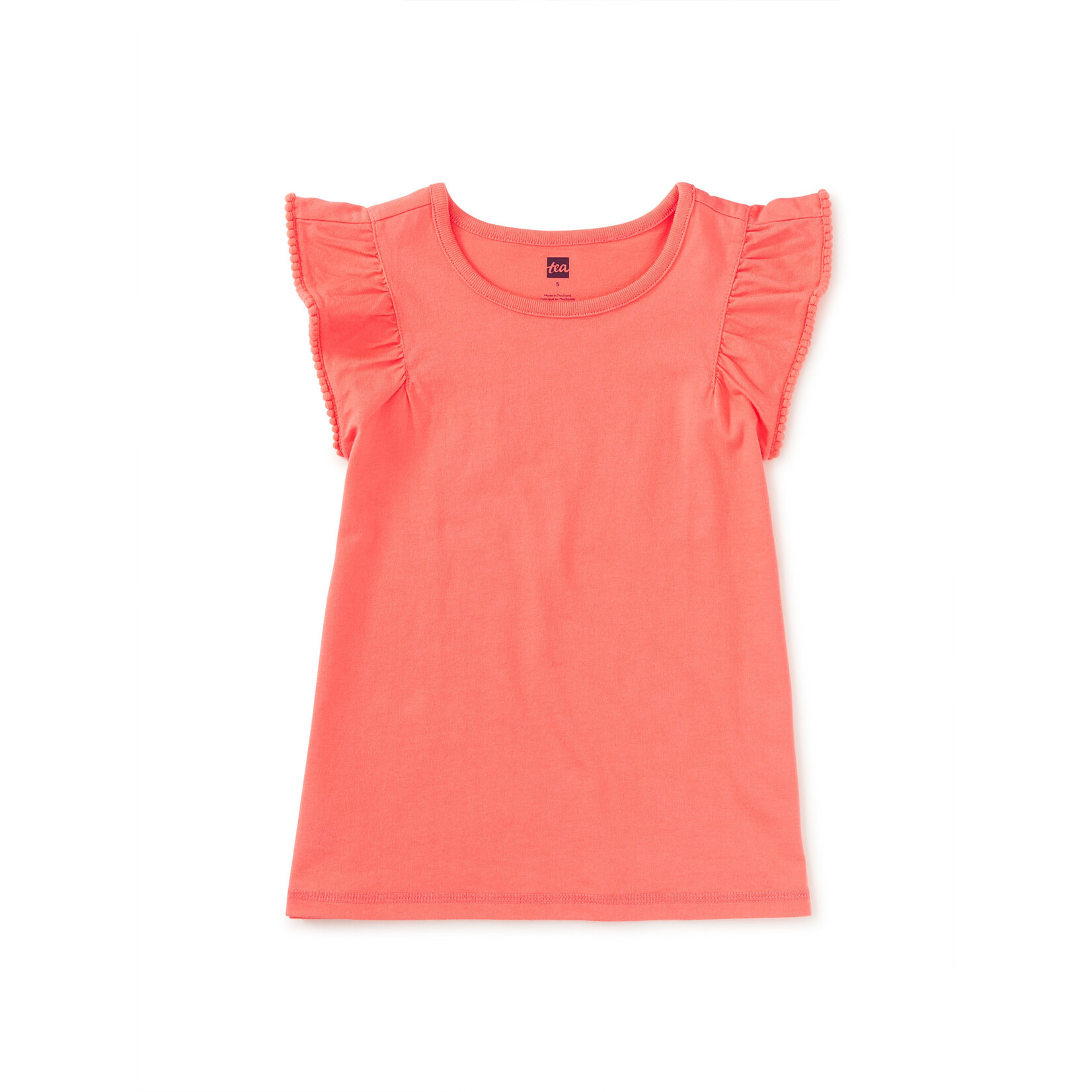 Tea Pom Pom Flutter Top