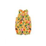 Tea Wild Birds Cross Back Romper