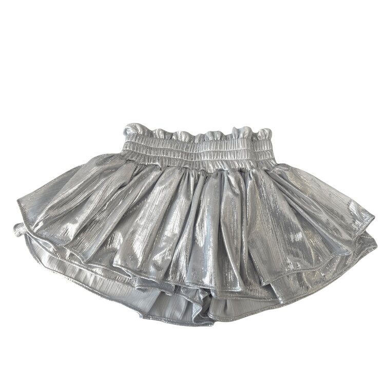 Lola and the Boys Metallic Skort