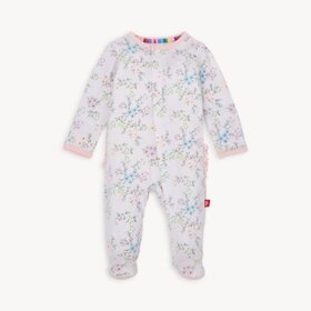 Magnetic  Me EMILY MODAL FOOTIE WITH RUFFLE