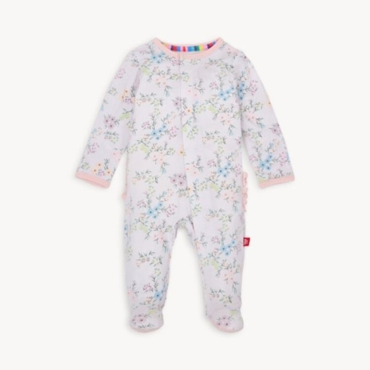 Magnetic  Me EMILY MODAL FOOTIE WITH RUFFLE