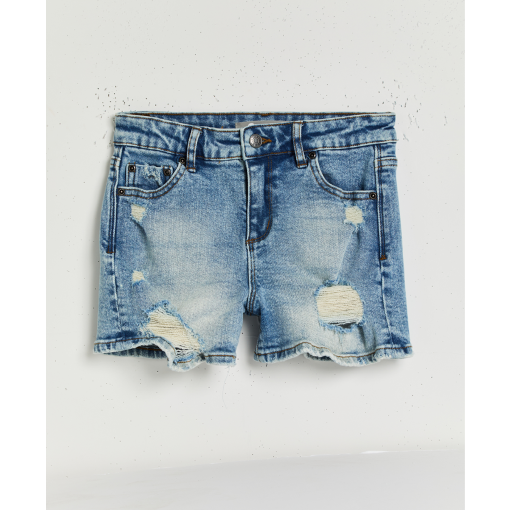 Tractr Destructed Brittany Shorts