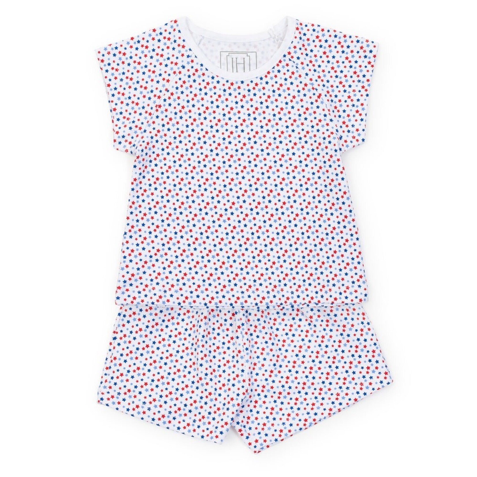 Lila + Hayes Star Spangled Emery Short Set