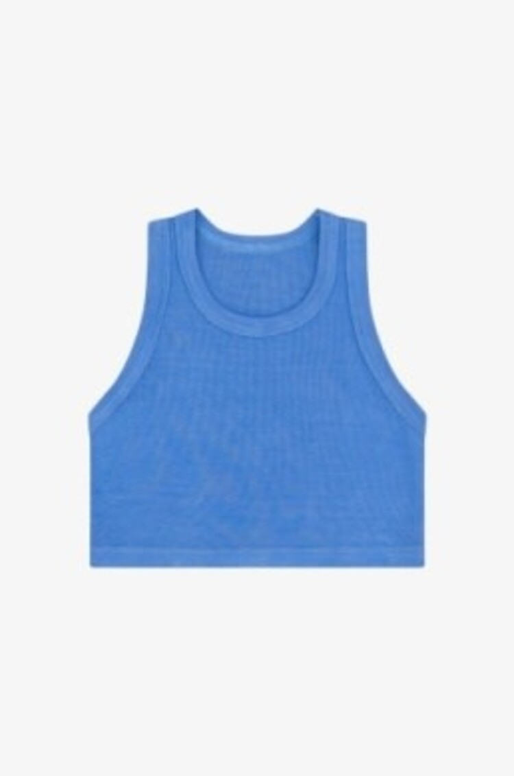 Tenly Cobalt Ribbed Racerback Tank